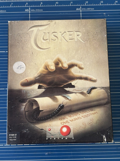Tusker Atari ST Complete PAL Adventure Tested System 3