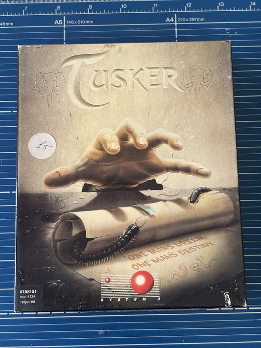 Tusker Atari ST Complete PAL Adventure Tested System 3