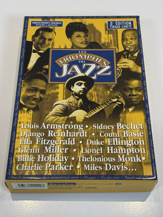 CD Album: les triomphes du jazz: coffret 20 cds édition limitée