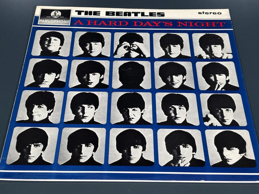 BEATLES A HARD DAYS NIGHT UK PARLOPHONE VINYL LP ALBUM PCS 3058 YEX 126-2