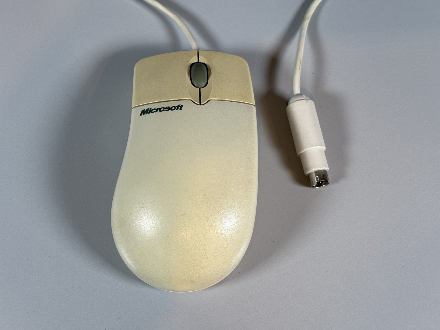 Vintage Microsoft IntelliMouse 1.1A PS/2 Compatible – Tested and Working