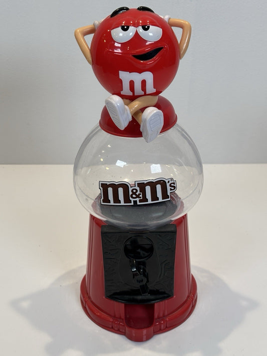 M&M's Candy Coin Bank Novelty Dispenser Red M&M