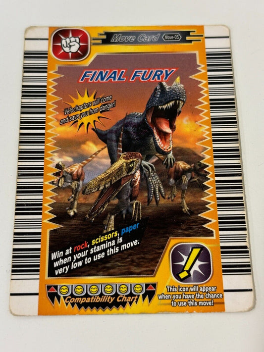 Dinosaur King Final Fury Move 05 Velociraptor