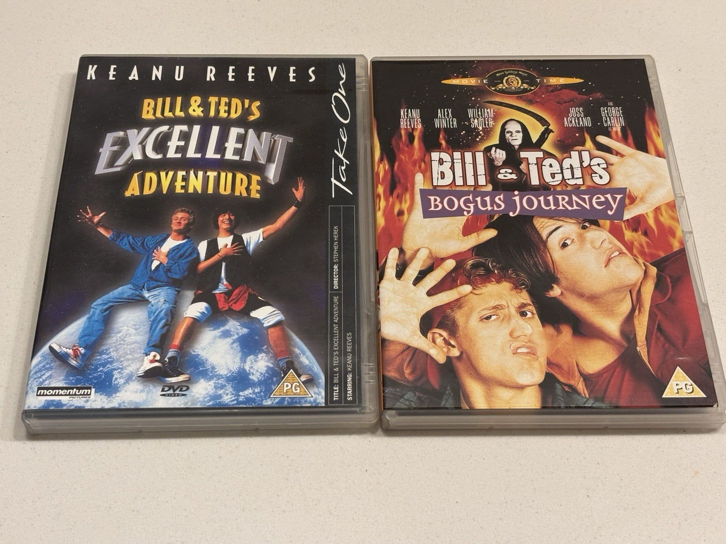 Bill And Ted's Excellent Adventure & Bogus Journey (DVD, 1991) [Region 2] [UK]