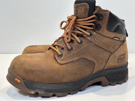 Timberland Men's Pro Iconic Safety Boot - Brown Size UK 6