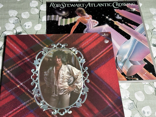 2× Rod Stewart LP Album's Atlantic Crossing & Smiler