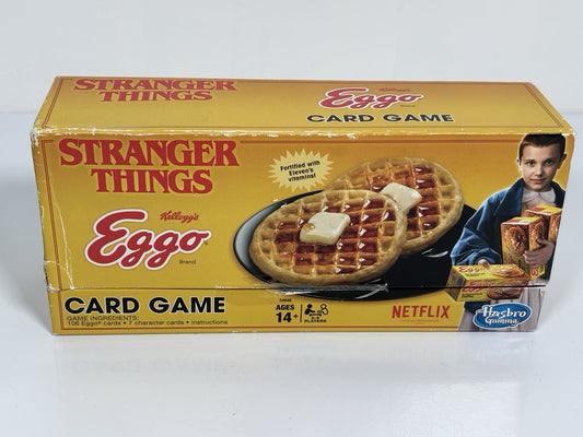 Stranger Things Eggo Kelloggs card game 2017 Netflix Hasbro Age 14+ 2-6 players