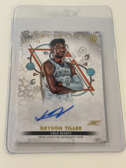 Topps Inception Overtime Elite Bryson Tiller Auto /199 IA-BT4
