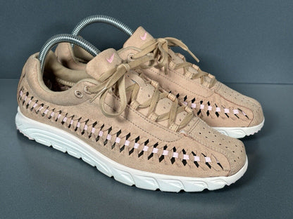 Nike Womens Mayfly Woven Suede 833802-200 Tan Peach Pink Uk 6.5