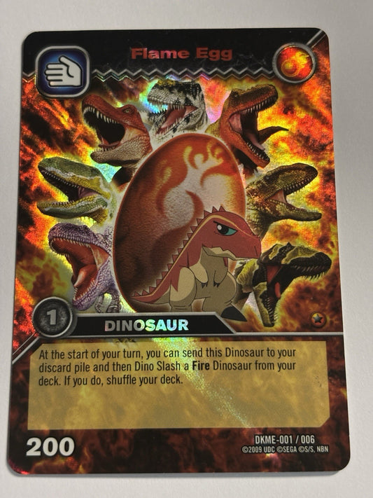 Dinosaur King DKME 001/006 Fire Egg