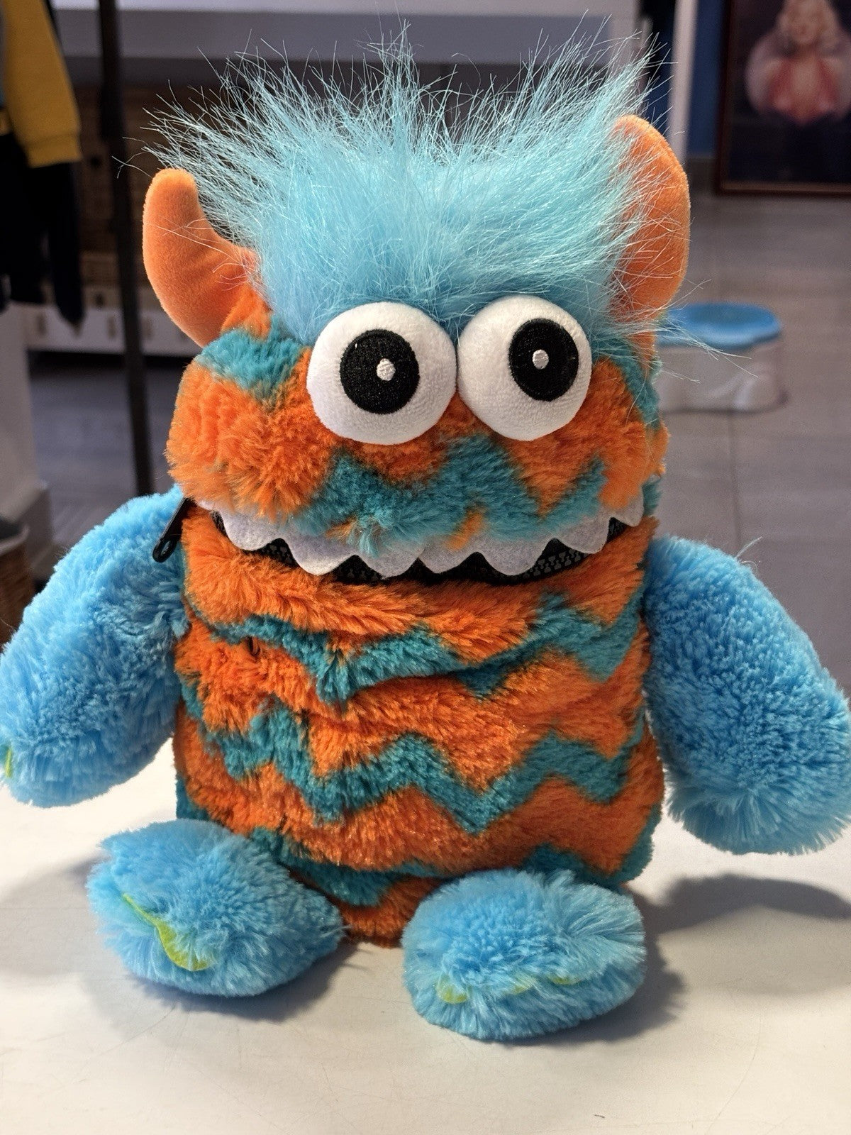 Worry monster cuddly toy zip mouth pouch parcel the parcel bad dreams bear