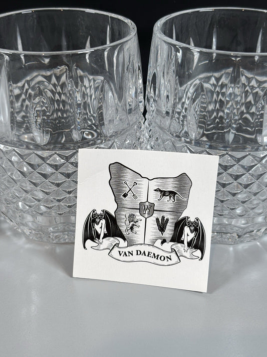 Set Of Van Daemon Whiskey Glass, great quality.