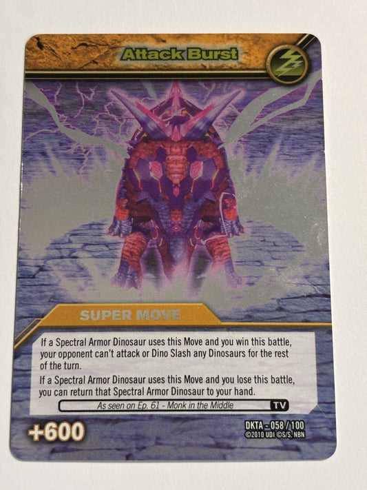 Dinosaur King DKTA 058/100 Attack Burst