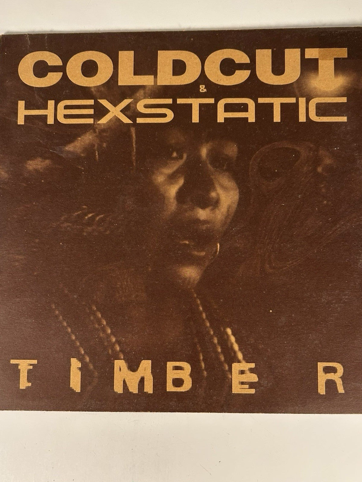COLDCUT & HEXSTATIC "TIMBER" 12" SINGLE VINYL VG- UK BREAKBEAT