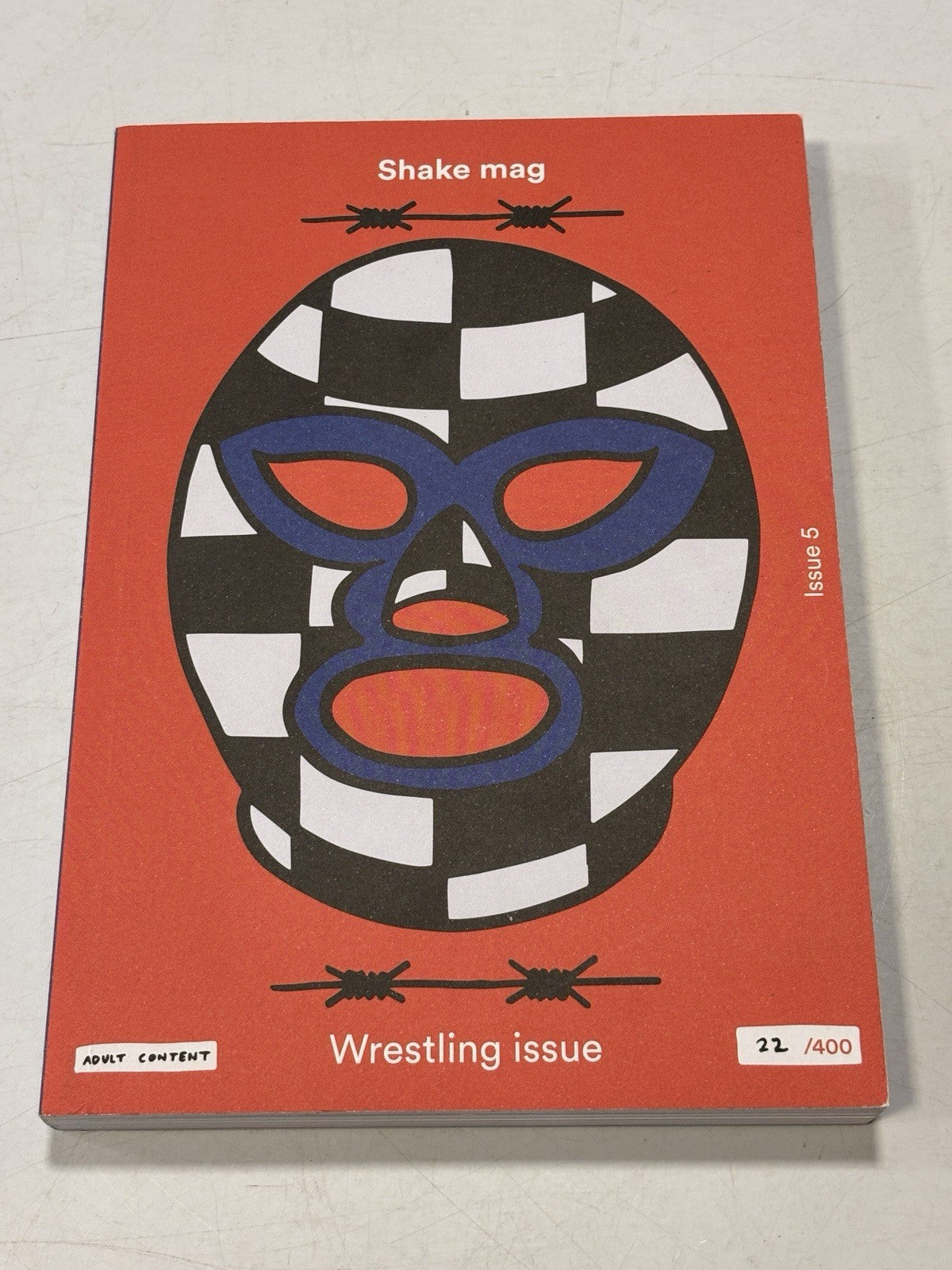 Shake Mag Wrestling Issue 5 RARE LIMITED EDITION 22/400