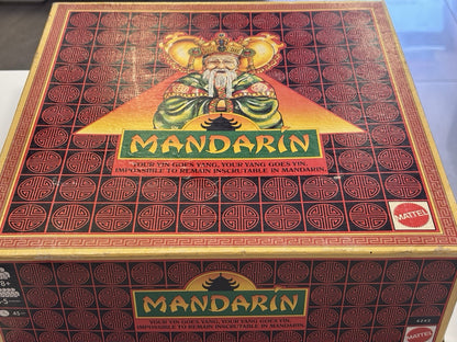 Mattel Mandarin Board Game 1990 Complete Used Once