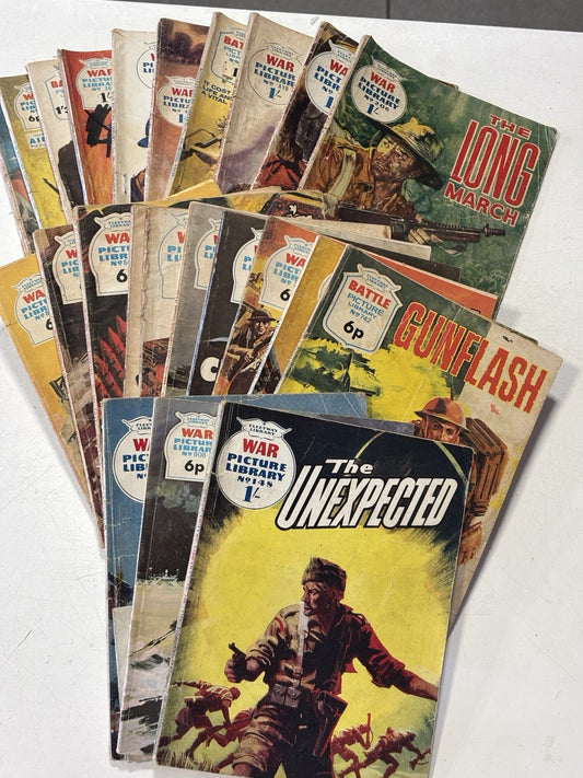 23x Vintage Picture Library Comic Job Lot