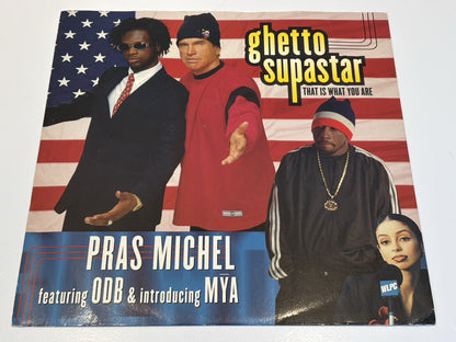 Pras Michel Featuring ODB & Mya  Ghetto Supastar 12" Single 1998 Wyclef Jean