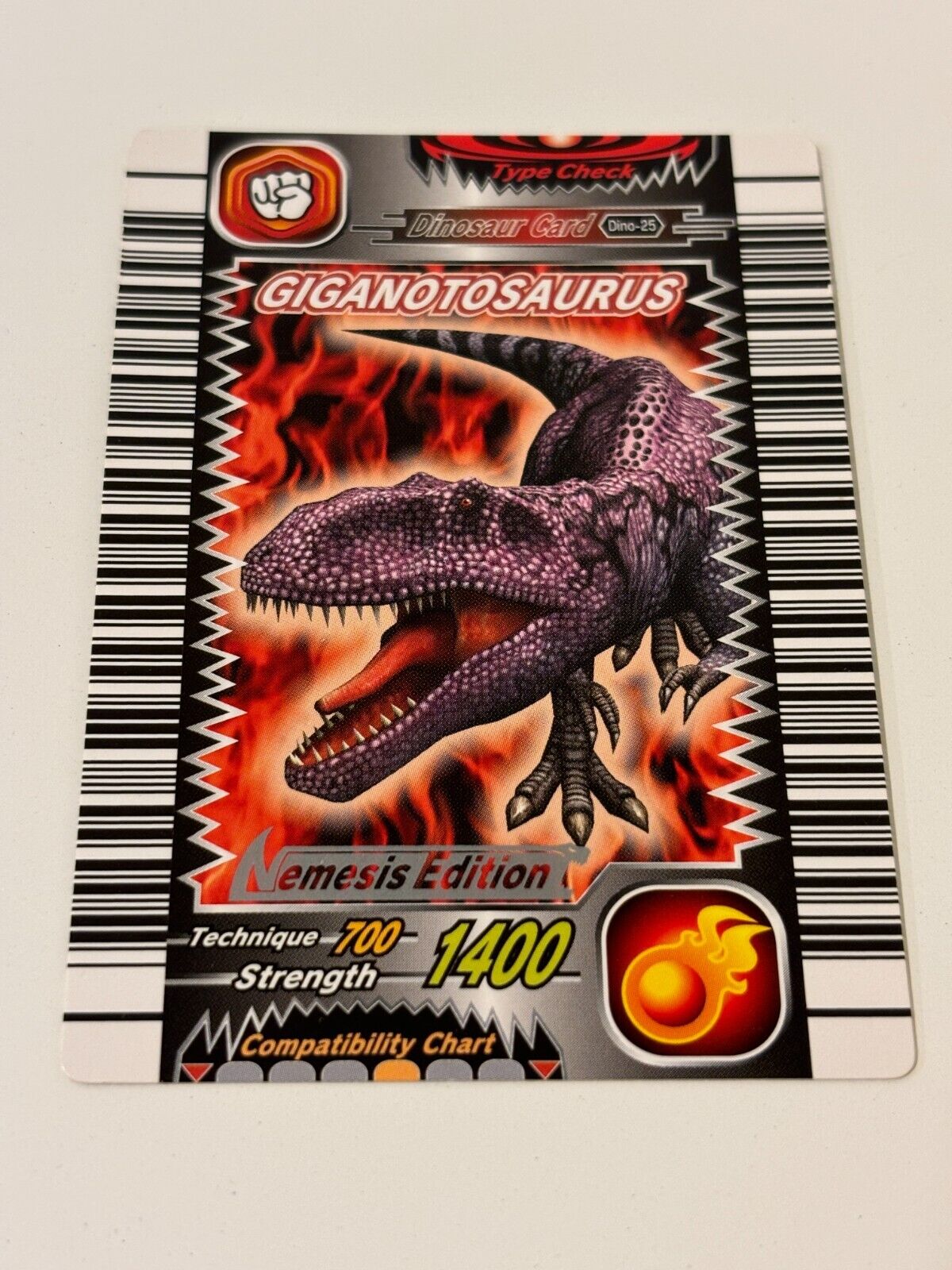 Dinosaur King Nemesis Edition 1 025 Giganotosaurus