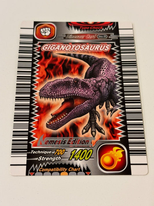 Dinosaur King Nemesis Edition 1 025 Giganotosaurus