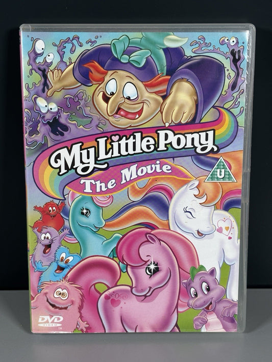 My Little Pony - The Movie 1986 DVD - UK, region 2.