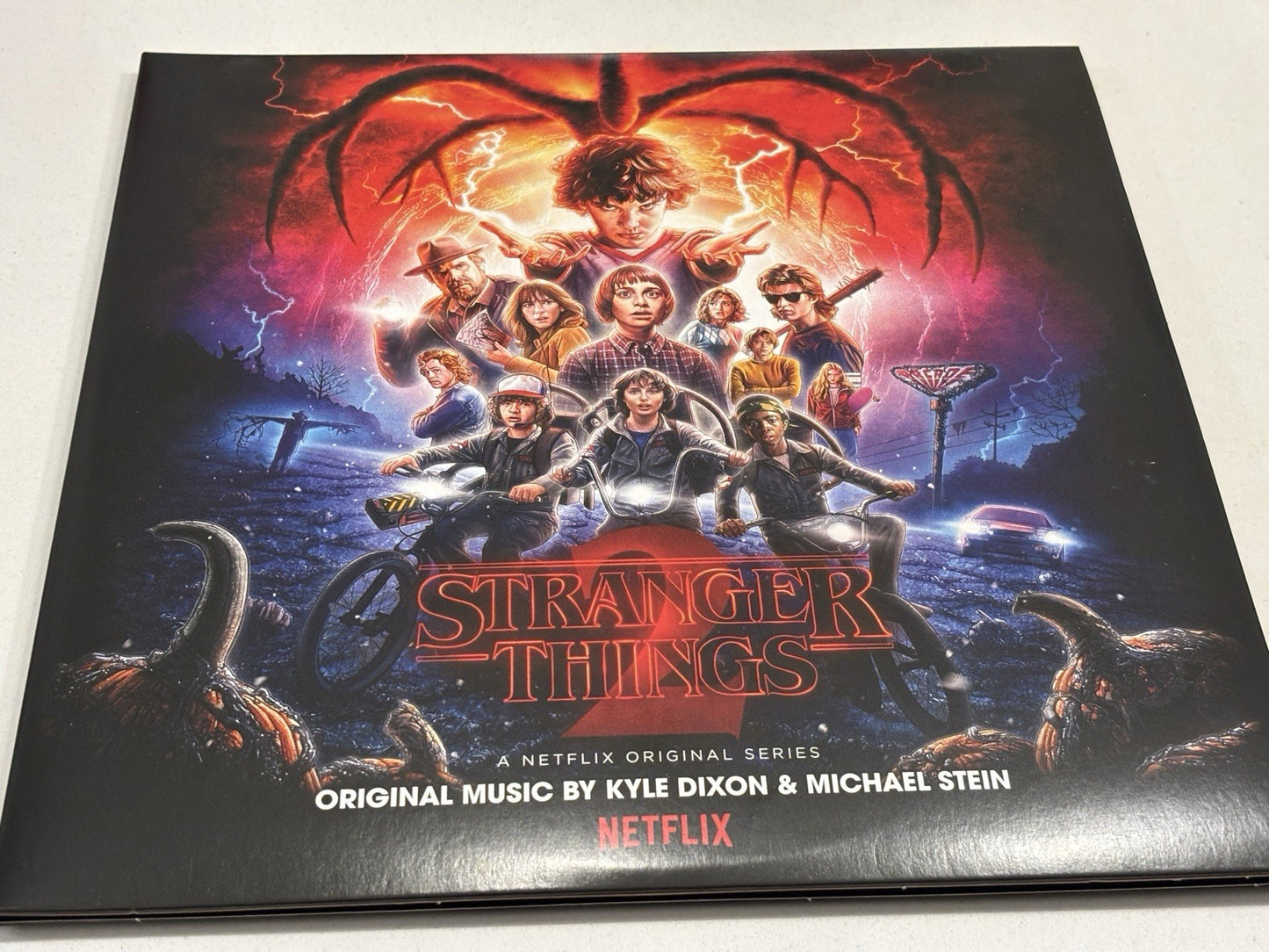Rare Stranger Things 2 Purple White Splatter 2x LP Vinyl