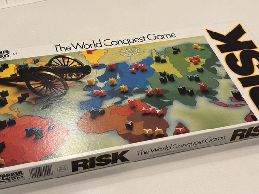 Risk Board Game  Parker  World Conquest Game  Vintage  1985  Complete