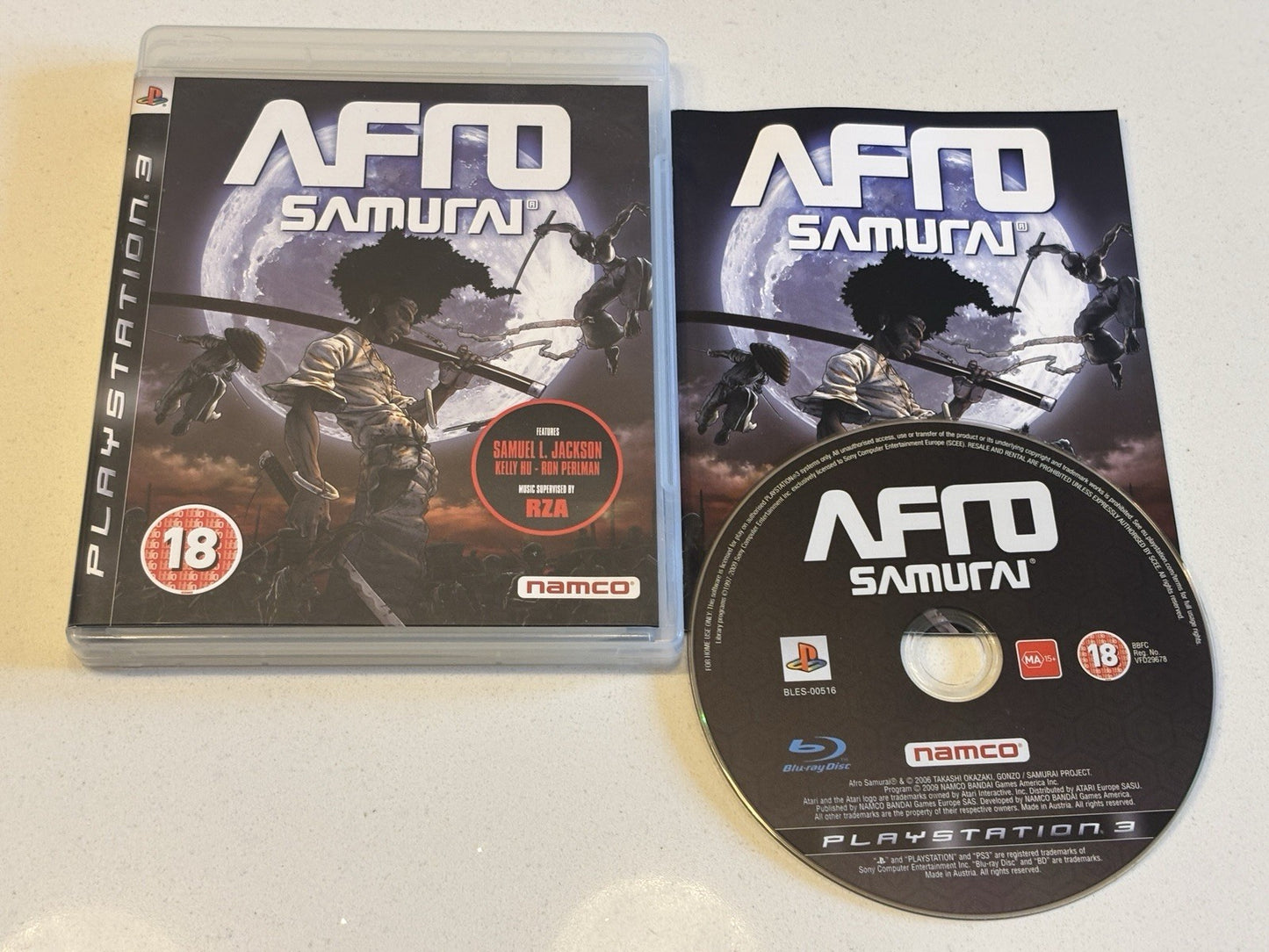 Afro Samurai - Sony PS3 PlayStation 3 Action Adventure Fighting Video Game