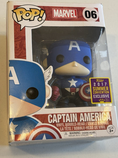 06 Captain America - Marvel - Funko POP 2017 Summer Convention Exclusive
