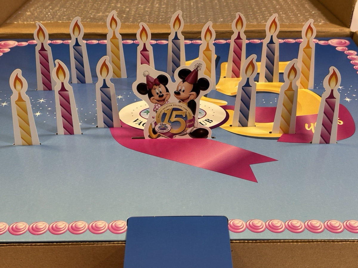 Disney Vacation Club 15th Anniversary Canvas Print & Planner Mint Condition