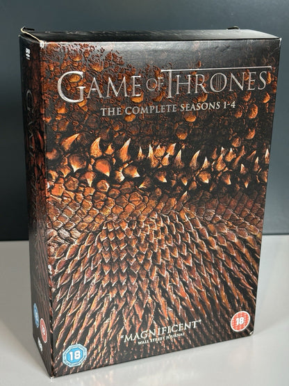 Game of Thrones Complete Seasons 1-4 Official DVD Series New Sealed