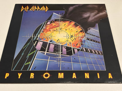 Def Leppard Pyromania LP Vinyl Record 1983 Vertigo Records VERS 2