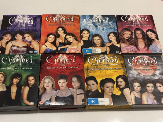 Charmed Complete Seasons 1-8 DVD Box Set TV Series Region 2 Excellent Condition
