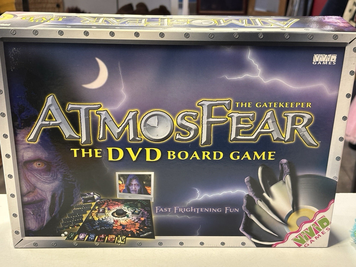 AtmosFear: The Gatekeeper DVD Board Game New Open Box Sealed Components