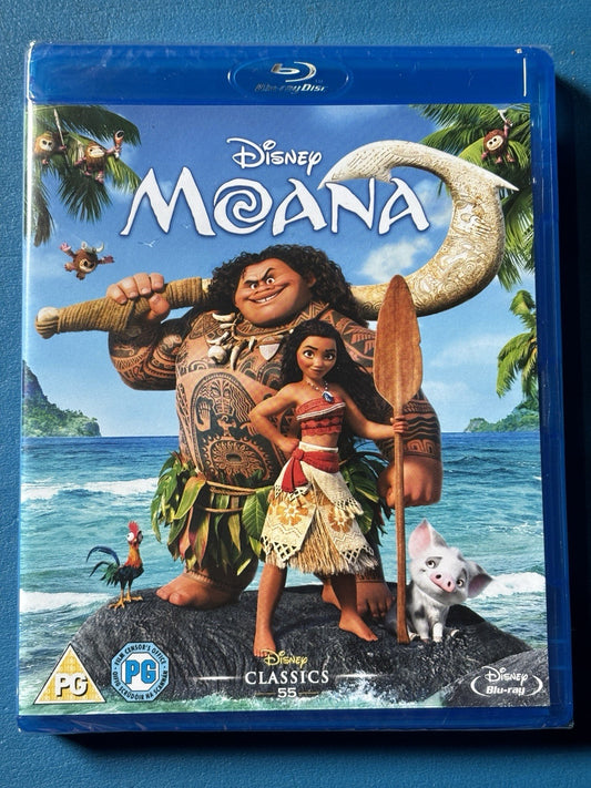 Moana (Blu-ray, 2017) **NEW & SEALED**