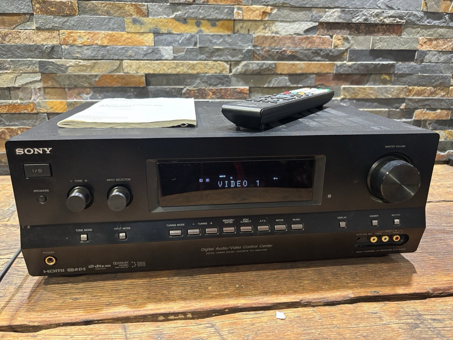 Sony STR-DH810 Multi Channel AV Receiver 7.1 Amplifier Tested Working