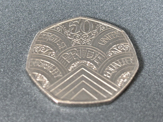 Rare 50p Coin Pride 2022 LGBTQ+
