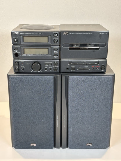JVC UX-1 Micro Component System CD Tape Tuner Aux Mini Stack System TESTED VGC