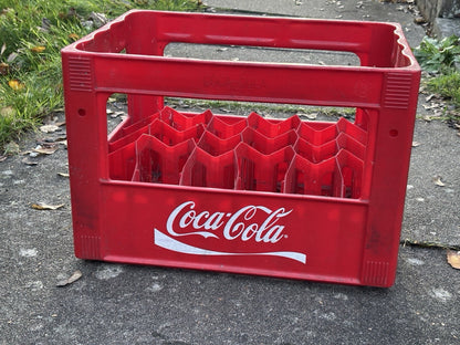 Coca-Cola 24 Bottle Plastic Crate Vintage