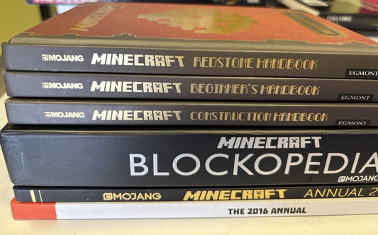 Minecraft Blockopedia Official Minecraft Encyclopedia +5 Extra Books
