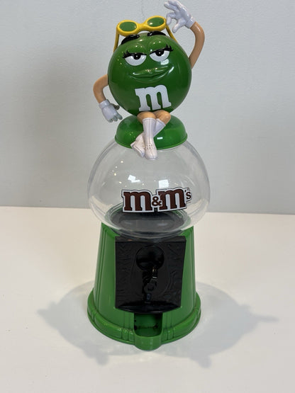 M&Ms 2010 Green Sweet/Candy Dispenser Money Box Sunglasses Working