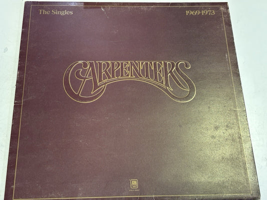 THE CARPENTERS - SINGLES 1969 - 1973 The Best Of Greatest Hits UK LP EX