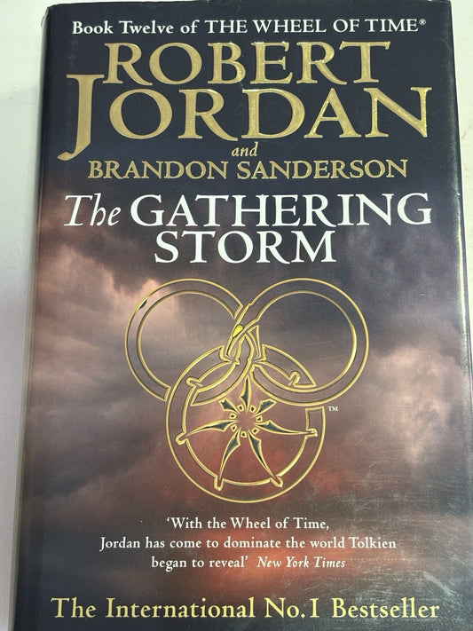 SIGNED Robert Jordan & Brandon Sanderson - The Gathering Storm Hardback