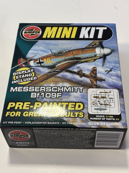 Airfix mini kit Messerschmitt Bf109F - Painted