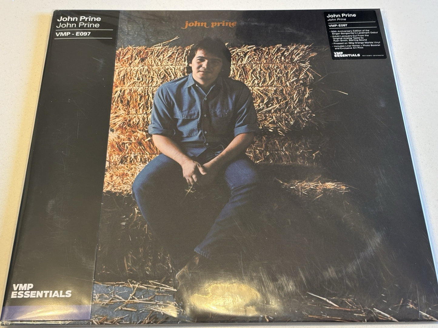 John Prine John Prine Orange Vinyl Me Please VMP Ltd Reissue Brand New SEALED