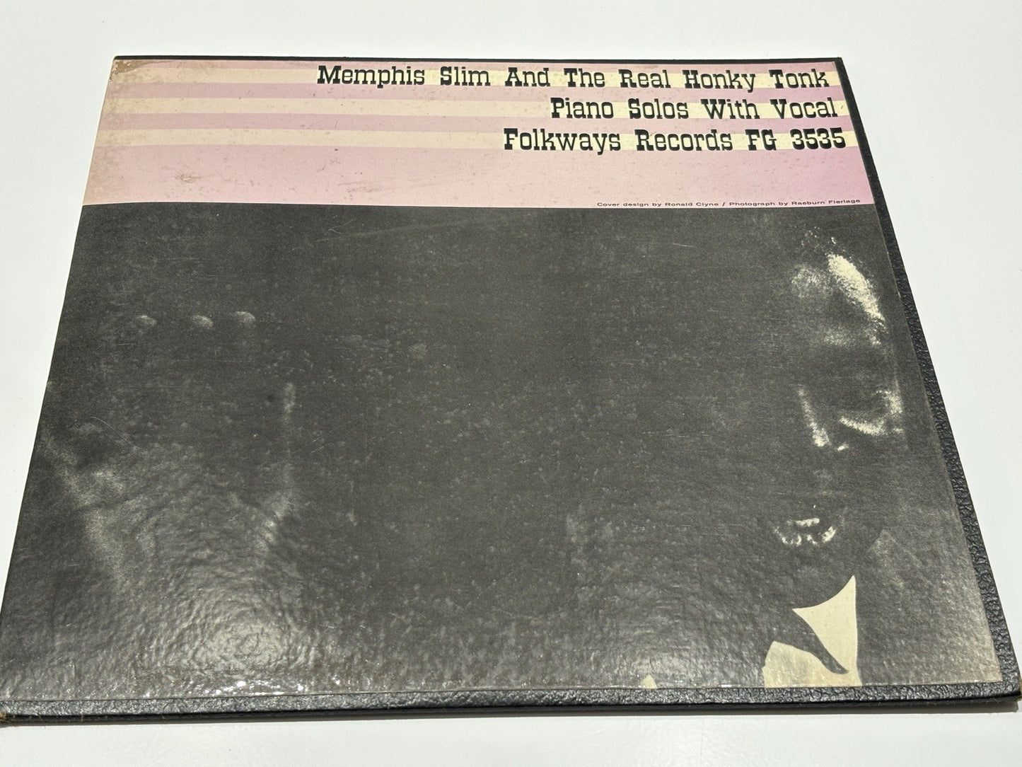 MEMPHIS SLIM: and the real honky tonk piano solos with vocal FOLKWAYS 12" LP
