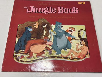 VARIOUS "WALT DISNEY THE JUNGLE BOOK" VINYL LP 1984 VG+