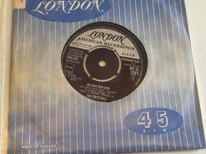 The Crystals Da Doo Ron Ron UK London 1963 Vinyl Record Excellent