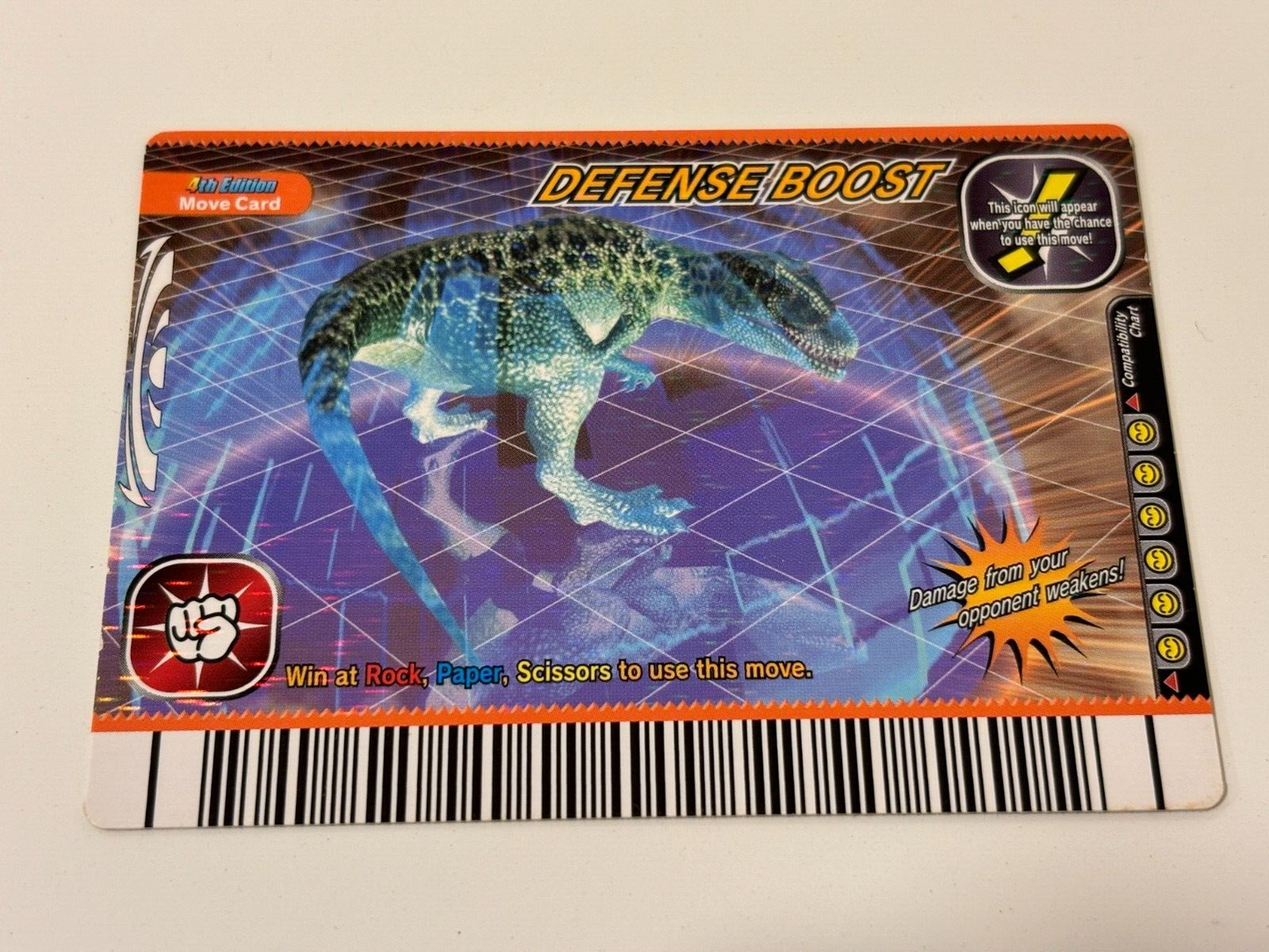 Dinosaur King 2008 Special Edition Defense Boost Arcade Cards