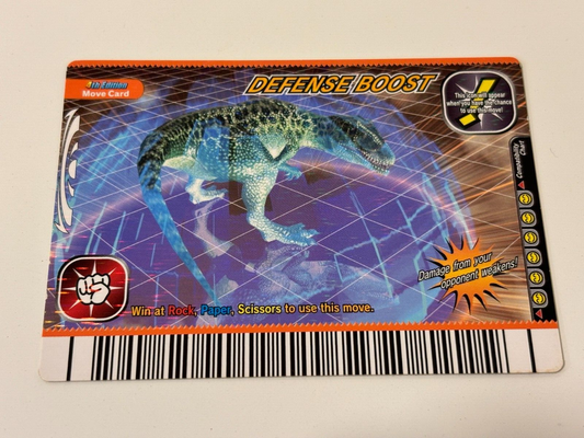 Dinosaur King 2008 Special Edition Defense Boost Arcade Cards